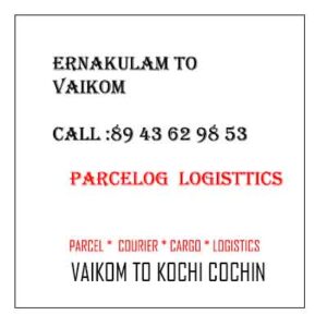 vaikom to ernakulam parcel and courier 
