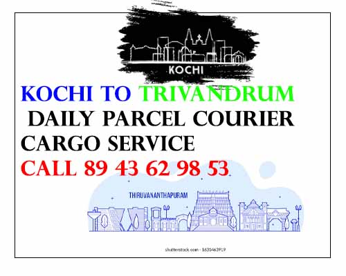 kochi to thiruvanthapuram daily parcel service